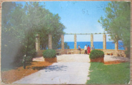 ISRAEL NATHANYA NETANYA BEACH VICTORY GARDENS CARTOLINA POSTKARTE CARTE POSTALE KARTE POSTCARD ANSICHTSKARTE CARD PC - Israel