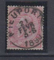 BELGIË - OBP - 1884/91 - Nr 46 T0 (NIEUPORT) - Coba + 2.00 € - 1884-1891 Leopoldo II