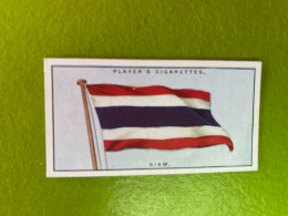 Player's Cigarettes Card Flags Of The League Of Nations -  Siam Thailand - Sonstige & Ohne Zuordnung