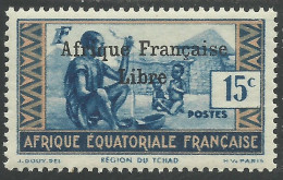 AFRIQUE EQUATORIALE FRANCAISE - AEF - A.E.F. - 1941 - YT 161** - 2ème TIRAGE - Nuovi