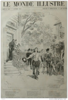 Le Théâtre Illustré - "Conte D'Avril", Comédie Par M. Dorchain, D'après Shakespeare - Page Original - 1885 - Documenti Storici