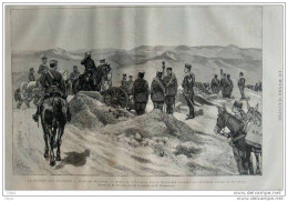 Guerre Des Balkans - Côté Des Bulgares - Après Sa Victoire Le Prince Alexandre à Slivnitza - Page Original - 1885 - Documenti Storici