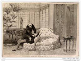 Théâtre Francais - "Denise" - De M. Alexandre Dumas - Page Original - Alter Druck Von 1885 - Documenti Storici