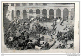 Période électorale - La Réunion Des Anarchistes Dans La Palais De La Bourse - Page Original -  1885 - Documenti Storici