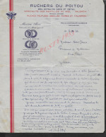 LETTRE COMMERCIALE ILLUSTRÉE DE 1933 DE MAXIME AIMÉ RUCHERS DU POITU MIEL EXTRA FIN RUCHES ABEILLE ITALIENNE VALENCIA - Landwirtschaft