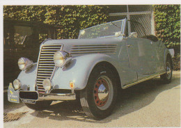 RENAULT PRIMAQUATRE SPORT 1939 à 1940 - CARTE POSTALE 10X15 CM NEUF - Turismo