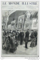 Exposition De Gustave Doré Au Cercle De La Librairie -  Page Original 1885 - Documents Historiques