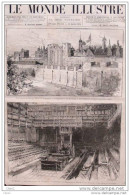 Londres - London - Les Explosions De Dynamite -chambre Des Communes à Westminster Palace - Page Original 1885 - Documents Historiques