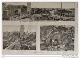 Catastrophe De Tourcoing - Théâtre Du Sinistre  -  Page Original - 1885 - Documents Historiques