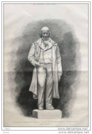 Statue De Béranger Au Square Du Temple - M. Doublemard, Statuaire - Page Original 1885 - Documenti Storici