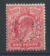 GB N°107 Perforé - Perfins