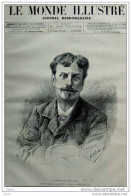 Alphonse De Neuville - Page Original 1885 - Historische Dokumente