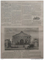 Vue De L'usine Violet à Saint-Denis -  Page Original 1885 - Historical Documents