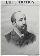 Jules Claretie -  Page Original - 1885 - Documents Historiques