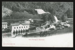 14775 - SUISSE - Usine Electrique De MONTBOVON  - DOS NON DIVISE - Montbovon