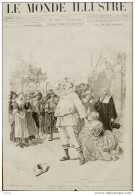 Le Théâtre Illustré - Opéra "Tabarin", Poème De M. Paul Ferrier - Page Original 1885 - Historische Dokumente