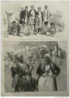 Mousa, Roi De Nossy Jali Et Tsialino, Roi De L'Ankara - Binao, Reine De Sakalaves Et Sa Soeur Kary - Page Original 1885 - Historische Dokumente