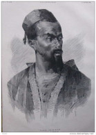 Si-Hadji-Abd-el-Kader - Ambassadeur De Tombouctou - Page Original 1885 - Documents Historiques