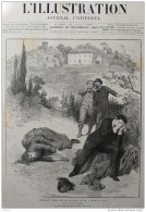 Théâtre Du Gymnase - "Sapho", Pièce Par MM. A. Daudet Et Belot - Page Original - 1885 - Documenti Storici