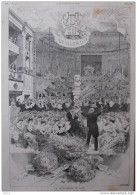 Le Bi-centenaire De Bach - Concert Donné Au Conservatoire Par La Société Chorale "La Concordia" - Page Original - 1885 - Historische Dokumente