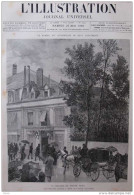 La Maladie De Victor Hugo - Page Original - 1885 - Historische Dokumente