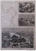 L'expédition Anglaise Au Soudan - Arrivé à Wadi-Halfs - Sur La Route De Dongola - Page Original - 1885 - Historical Documents