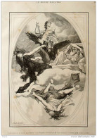 Les Plafonds De L'Opéra "La Tragédie", Peinture De M. Paul Baudry - Page Original 1885 - 1 - Documenti Storici