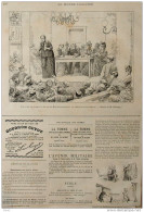 Un Club De Femmes à La Salle Molière Pendant La Période électorale - Page Original 1885 - Documents Historiques