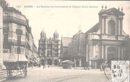 X4165 COTE D' OR DIJON LA BOURSE DU COMMERCE ET L' EGLISE SAINT MICHEL - Dijon