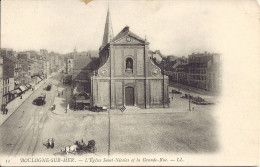 Boulogne Sur Mer - L'Eglise St Nicolas Et La Grande Rue  -  Edition L.L 11 - Boulogne Sur Mer