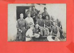 MILITARIA Carte Photo Animée Souvenir Du Camp ?? - Otras Guerras