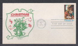 États-Unis FDC 1970 911 Noël Tableau De Lotto La Sainte Famille - 1961-1970