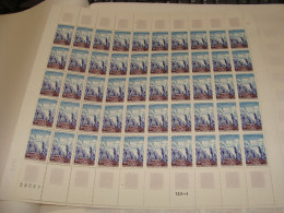 N° 1454 En Feuille De 50 Timbres  Entières Neuves - Ganze Bögen