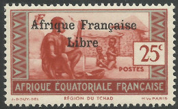 AFRIQUE EQUATORIALE FRANCAISE - AEF - A.E.F. - 1941 - YT 163** - 2ème TIRAGE - Nuevos