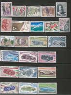 MONACO ANNEE 1975 N°1006 à 1028 NEUFS** MNH COTE 59,60€ - Nuevos