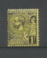 MONACO ANNEE 1891/1894 N°20  NEUF* MH ( Voir Scan Verso) TB COTE 26,00 € - Nuevos