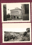 030524 - 2 PHOTOS CIRCA 1959 - ESPAGNE ESPANA - TOLEDO Puente San Martin Santo Cristo De La Luz - Orte