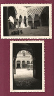 030524 - 2 PHOTOS CIRCA 1959 - ESPAGNE ESPANA - SEVILLA Alcazar Y Casa De Pilatos - Luoghi