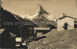 11742891 Zermatt VS Findelen Mit Matterhorn  - Altri & Non Classificati