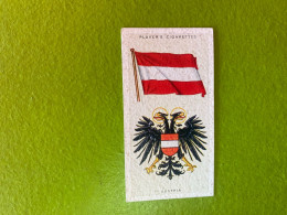 Player's Cigarettes Card National Flags And Arms - Austria - Altri & Non Classificati