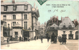 CPA Carte Postale France Dijon Pavillon Droit De L'Hôtel De Ville 1908  VM80354 - Dijon