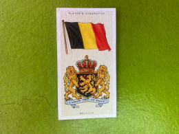 Player's Cigarettes Card National Flags And Arms - Belgium - Altri & Non Classificati