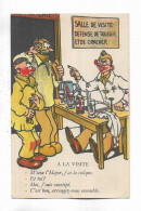 Militaria - Carte Humoristique " A LA VISITE " - Humour