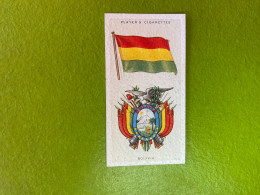 Player's Cigarettes Card National Flags And Arms - Bolivia - Sonstige & Ohne Zuordnung