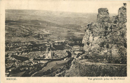   48 - MENDE -  VUE GENERALE PRISE DE ST PRIVAT - Mende