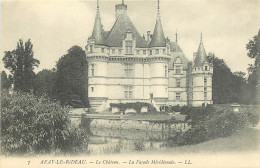  37 - AZAY LE RIDEAU - LE CHATEAU - LA FACADE MERIDIONALE - Azay-le-Rideau