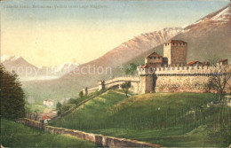 11742718 Bellinzona Castello Svitto E Lago Maggiore Bellinzona - Autres & Non Classés