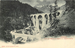  74 - CHAMONIX - PONT STE MARIE ET VIADUC DU CHEMIN DE FER - Chamonix-Mont-Blanc