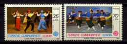 Turkey 1981 Turquía / Europa CEPT Folk Dances MNH Folklore Bailes Tanzen / Ji04  5-54 - 1981