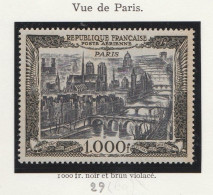 France Poste Aerienne N° 29 ** Vue De Paris - 1927-1959 Nuovi